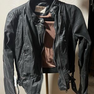 Free People Leather Moto Jacket